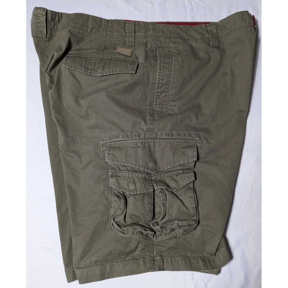 DOCKERS FLAT FRONT LOOSE FIT Men Size 42 Cotton‎ Green 10